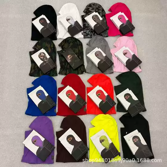 Cross-Border Balaclava Outdoor Cold-Resistant Ski Hat for Men, Windproof Breathable Protective Hood for Cycling
