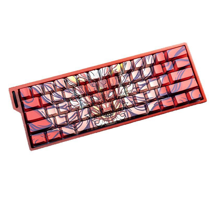 Forer/Walker X87 Ollon Side Engraved Keycap Pbt Keyboard Us/Add Lion Mim68 Wolf Win Spider 60 Magnetic Axis Keycap