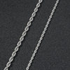 Cross-border European and American stainless steel twist chain simple personality men and women hip-hop titanium steel necklace accessories clavicle chain seven leaves