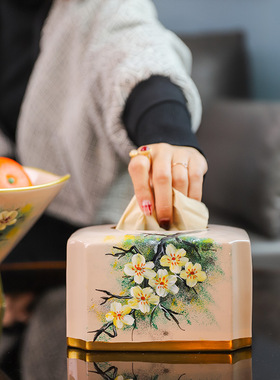 家用工艺品客厅纸巾盒软装饰品