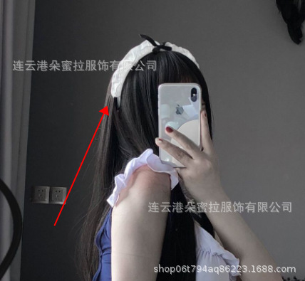 朵蜜拉新款大码女佣内衣 蕾丝纯情女仆激情套装诱惑夜店套装F131