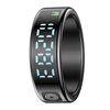Cross-border SR08 smart ring with display touch page turning ring heart rate blood oxygen sleep ring step counting movement