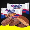 Russian imported Kangji food hazelnut sandwich biscuit sandwich chocolate pie breakfast snack Leisure