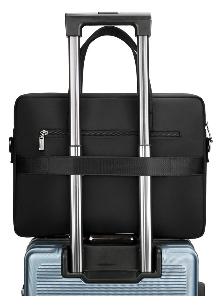 Paul Oxford Canvas Men's Large Capacity Horizontal Handbag Business Casual Information Computer Bag Briefcase for Men