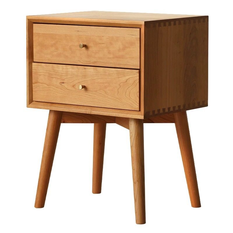 Bedside Table modern minimalist household small cabinet bedroom solid wood small bedside cabinet minimalist light luxury bedside storage cabinet
