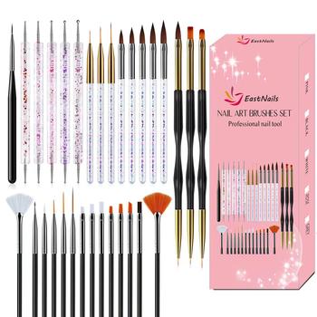 Cross-border nail art brush 31 pieces of suit painted light therapy pen double point drill pull pen combination nail art tool pen