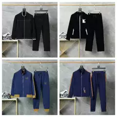 25 Cross-Border Correct Version Casual Fashion Sports Suit European High-Quality Zip-Up Cardigan Jacket Autumn and Winter Style