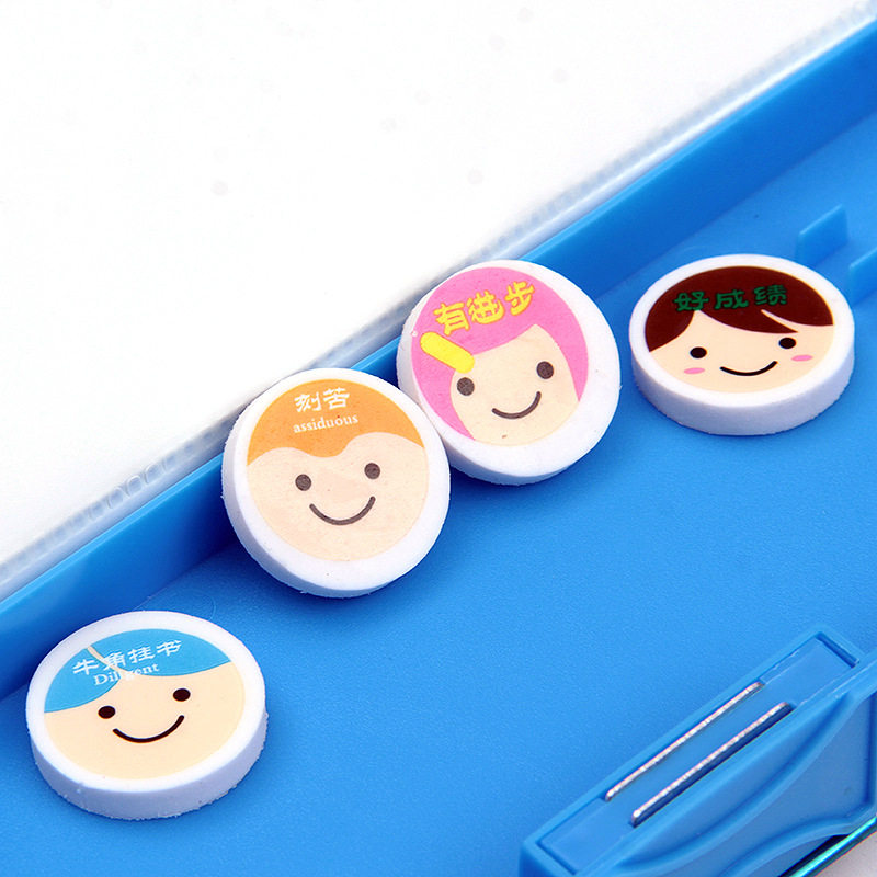 Cartoon elementary school student eraser encourage praise Children's Day eraser wholesale creative kindergarten learning stationery gifts