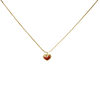 Niche high-end red love pendant necklace women's light luxury fashion unique all-match neck chain clavicle chain