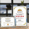 Glass photo frame table certificate of honor certificate mounted painting frame creative crystal table large size wholesale A4