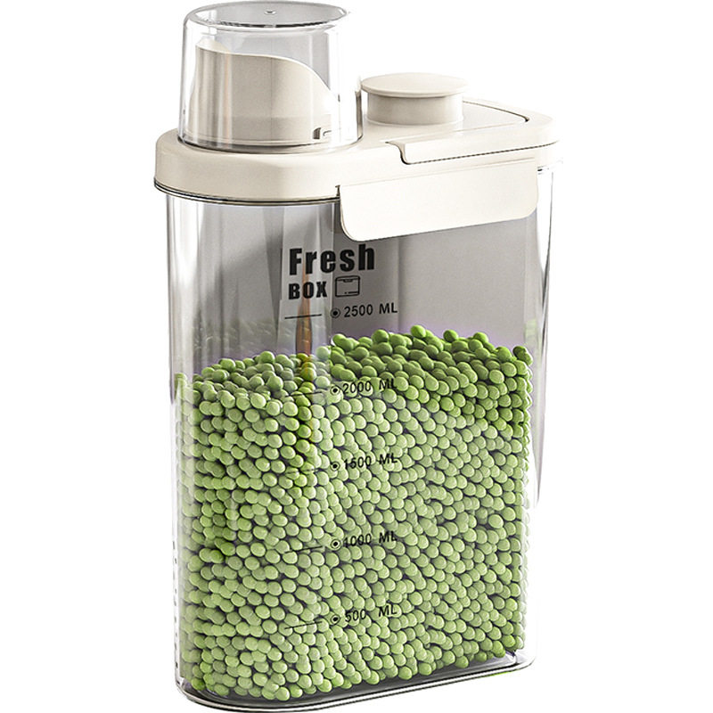 Household kitchen sealed grains bucket large capacity grain storage tank flour bucket insect-proof moisture-proof rice bucket storage sealed tank