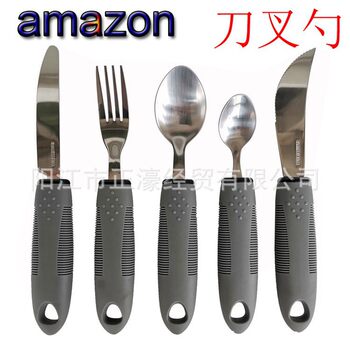 Stainless Steel Cutlery, Forks, Spoons, and Knives Are More Stable Than Traditional Cutlery, Amazon Cross-Border Supply, Outdoor Tableware, Chopsticks Set in Stock