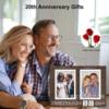 Cross-Border Spot Wooden Anniversary Photo Frame Wooden Photo Frame Desktop Ornaments Home Wooden Wedding Commemorative Photo Frame