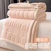 Thickened Winter Coral Fleece Blanket for Nap, Office Air Conditioning Sofa Cover, Student Dormitory Small Quilt Shawl