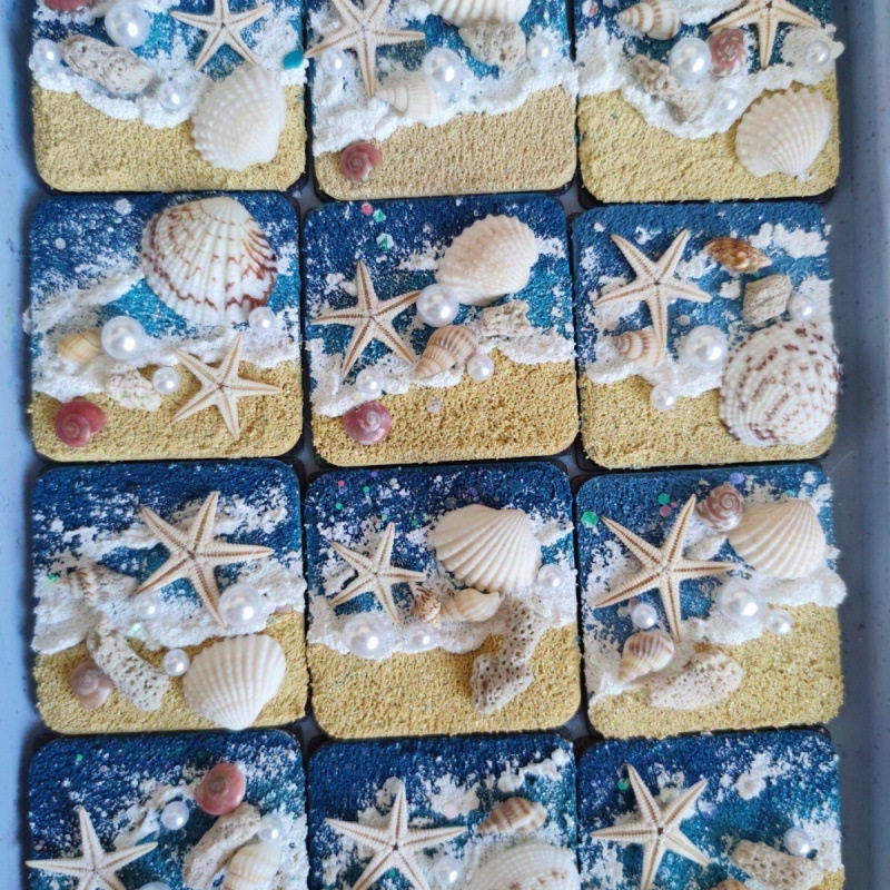 Shell Seaside Travel Commemorative Refrigerator Magnet Small Pendant Personalized Cultural and Creative Hainan Weihai Yantai Pingtan Souvenir