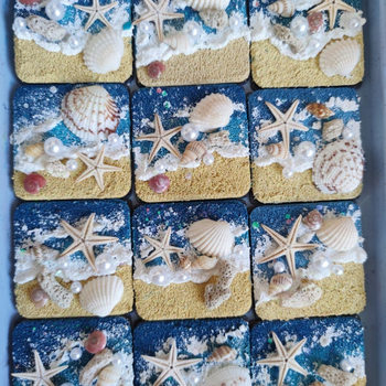 Shell Seaside Travel Commemorative Refrigerator Magnet Small Pendant Personalized Cultural and Creative Hainan Weihai Yantai Pingtan Souvenir