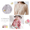 Spot wholesale color pearl button White love heart shape peach button shirt knitted dress children's clothing button