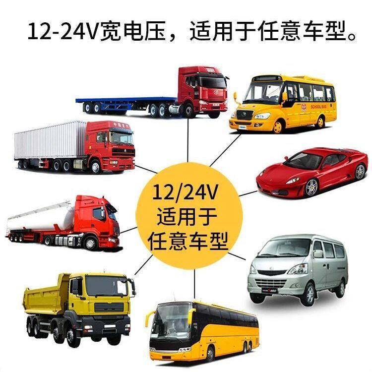 Large and Small Trucks, Vans, Wuling Driving Recorders, 24V High-Definition Night Vision, Front and Rear Dual Recording, Light Truck Reversing Images