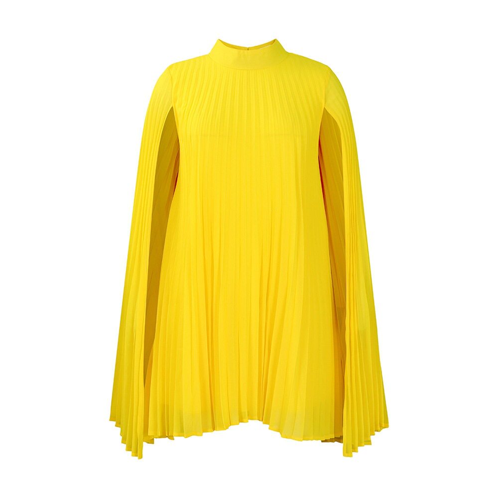 Chiffon Batwing Sleeve Dress Elegant and Fashionable Plus Size for Casual Occasions Wholesale Available