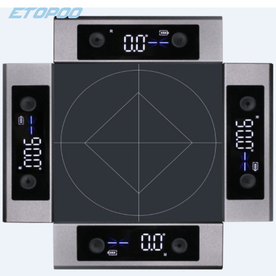 ETOPOOLI2 double laser angle projector decoration handheld high-precision LED screen digital display angle ruler