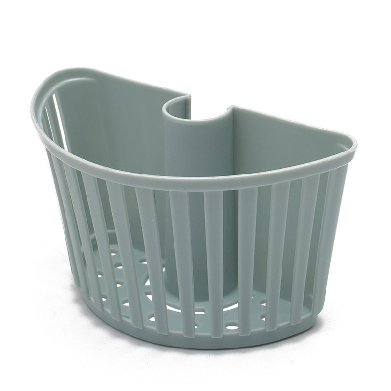 Kitchen sink drain storage basket button faucet hanging basket dish sink sponge drain rack wholesale