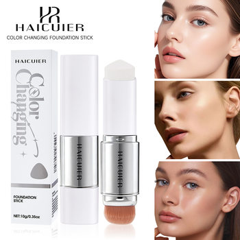 Kindergarten's Popular Cross-Border Exclusive Hai Cuir Double-Ended Color-Changing Foundation Stick Conceals Blemishes and Does Not Stick to Powder, Light and Thin Foundation Makeup