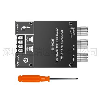 Zk-1002T 100W*2 High and Low Tone Adjustment Bluetooth Audio Power Amplifier Board Module