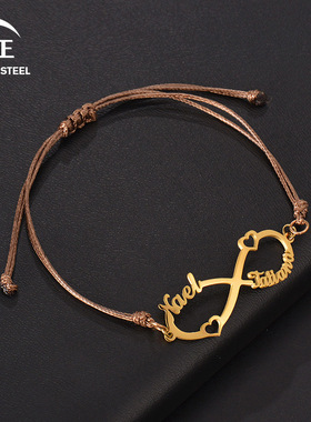 一件手链不锈钢原创设计情侣