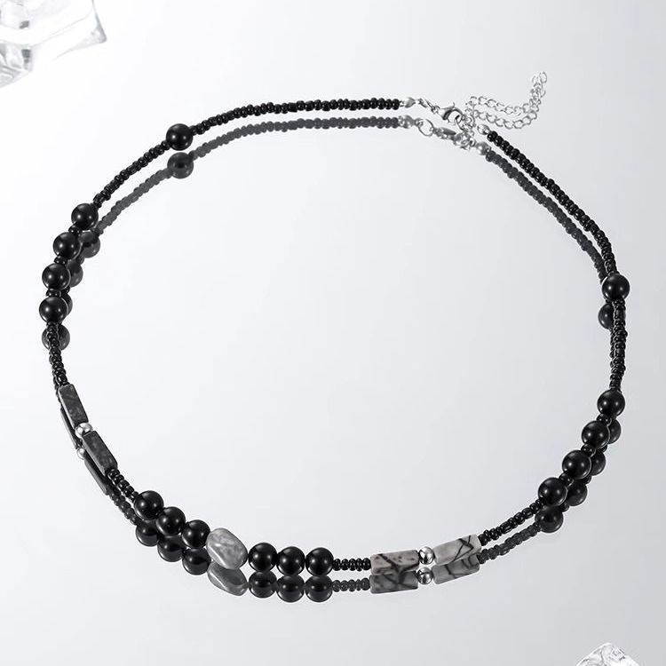 项链男钛钢不掉色简约百搭饰品女毛衣链新款时尚个性爆款嘻哈配饰