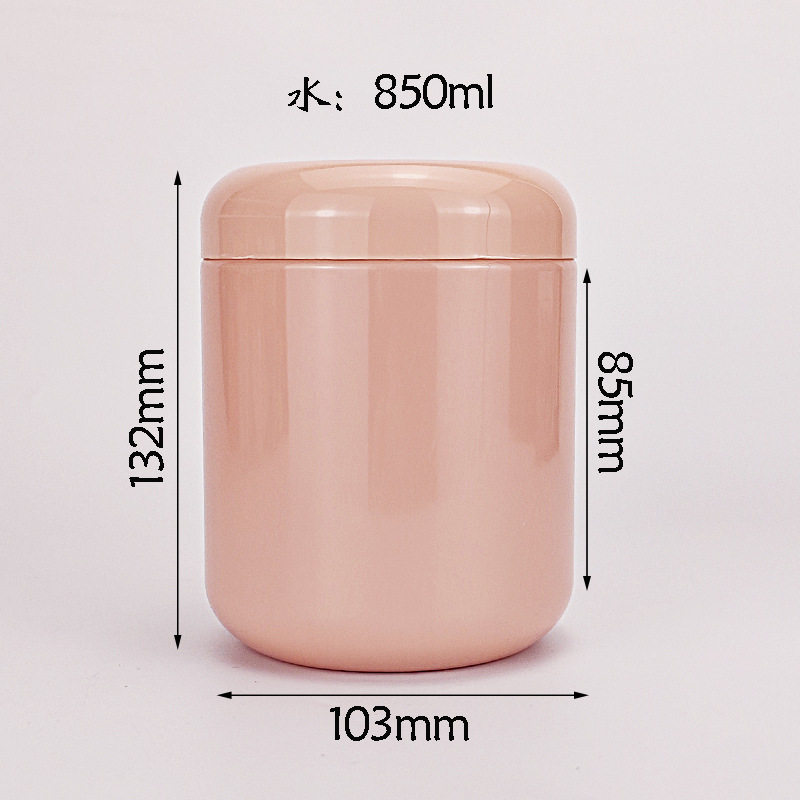 60ml Transparent Plastic Bottle pet Transparent Small Jar with Milk Tablets Kidsren's Snacks Sealed Moisture-proof Packaging Box