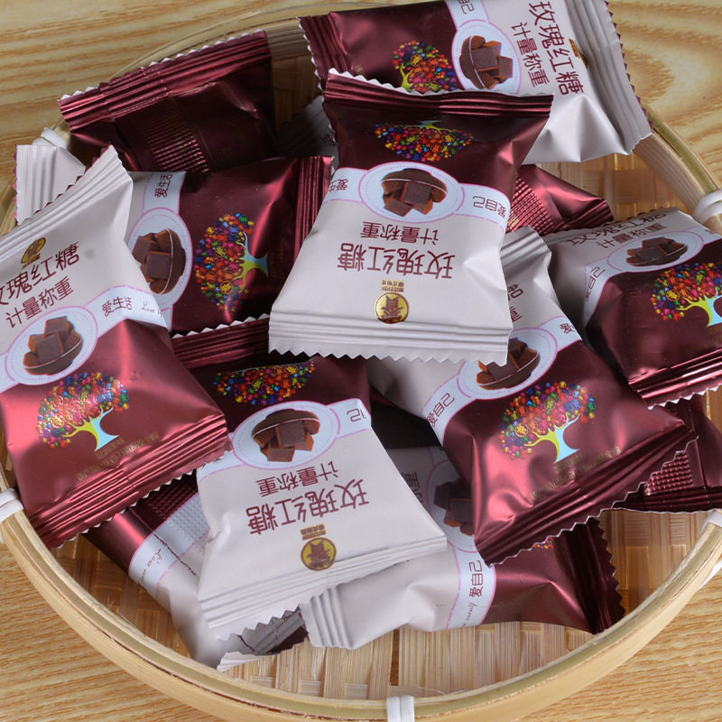 Rui Zhen Rose Brown Sugar 216g Yunnan Brown Sugar Ginger Date Brown Sugar Postpartum Brown Sugar Solid Beverage Individually Packaged Brown Sugar