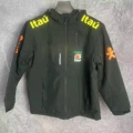 Brazilian windbreaker black plus velvet