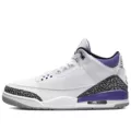 White black purple