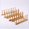 Bamboo Plate Display Bracket Storage Rack Water Cup Plate Drain Bowl Rack Storage Rack Tea Cake Supermarket Ceramic Plate Rack