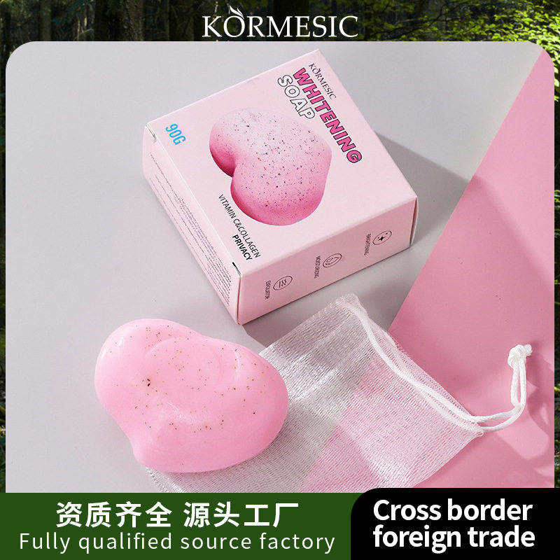 KORMESIC vitamin C& Collagen private soap мыло для ухода за телом для трансграничной внешней торговли производители оптом Изображение 1