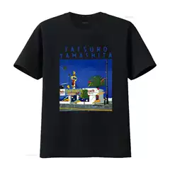 【Cross-Border European Size】Tatsuro Yamashita t Shirt City Pop Japanese