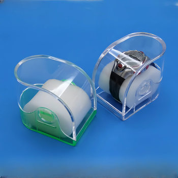 Wholesale In-Stock Transparent Plastic Watch Box, Square with Hanging Hole, Cheap Watch Storage Box, Top and Bottom Cover Watch Box, Collection Box