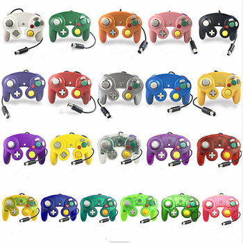 Ngc Game Controller Ngc Wired Vibration Game Controller Wii Game Controller 16 Colors in Stock