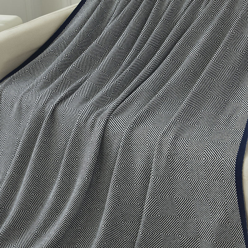 Patterned Blanket, Aviation Airplane Blanket, Retro Car Blanket, All-Cotton Knitted Blanket, Gift Blanket, Nap Blanket, All-Season Blanket