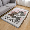 Cartoon Cat and Mouse Single Sofa Cover Full Cover Cloth Sofa Blanket Sofa Towel Multifunctional Tapestry Thread Blanket