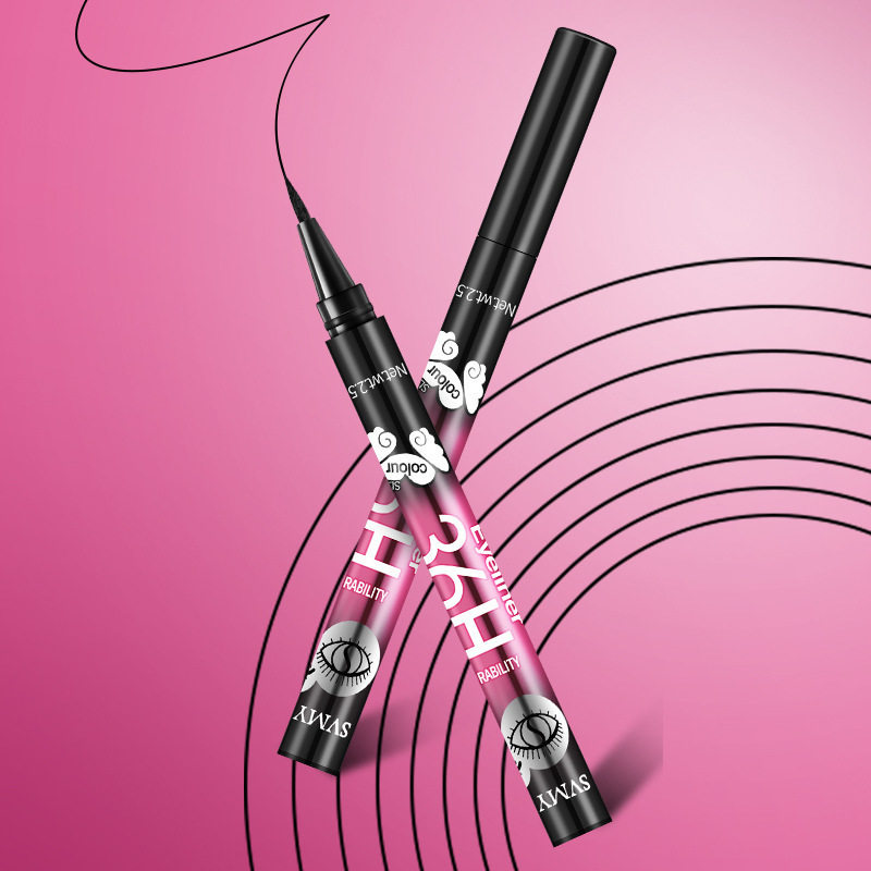 Export only-cross-border best selling eyeliner pen student party novice color eyeliner lying silkworm pen makeup factory wholesale