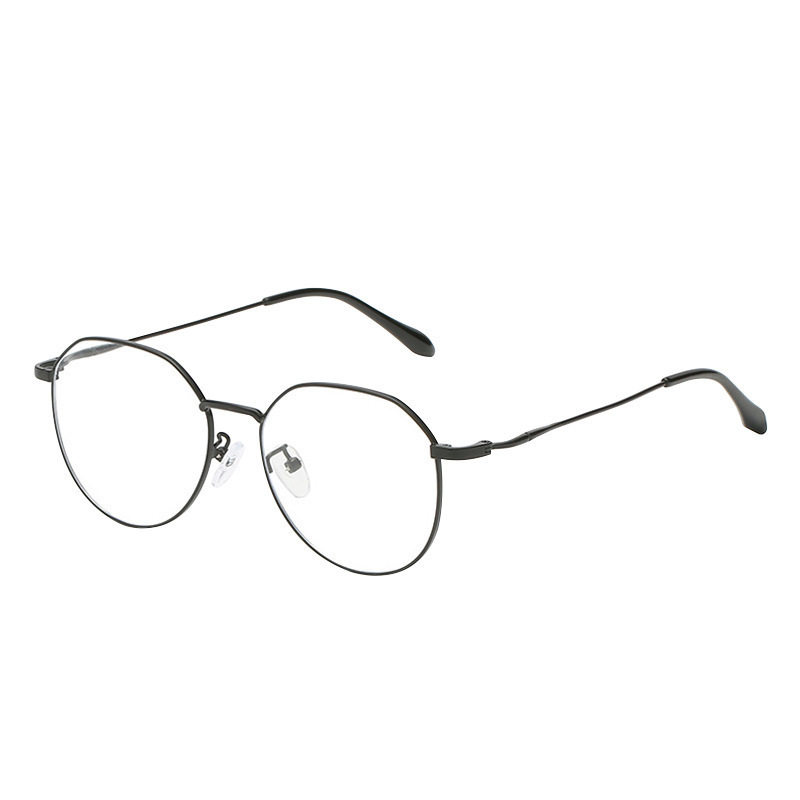 Women's Myopia Glasses Student College Style Ultra-Light and Convenient Metal Can Be Equipped with Prescription Flat Glasses Frames Wholesale
