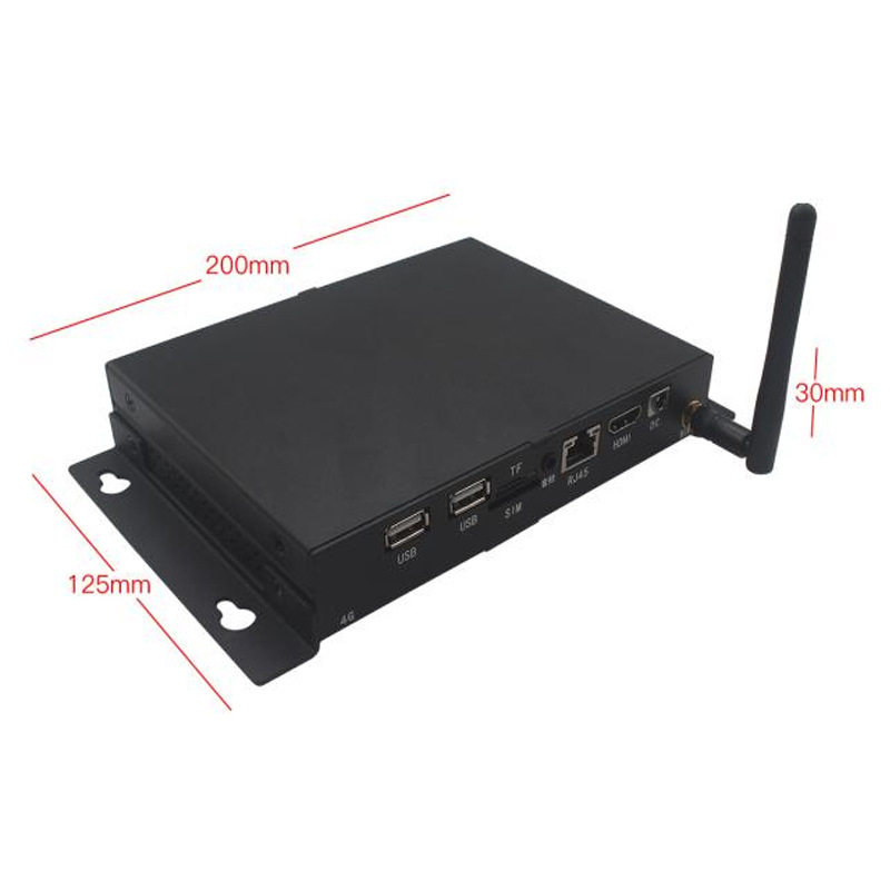 Keshi Rk3288 Network Playback Box 4K High-Definition Multimedia Information Release Box HDMI Network Set-Top Box