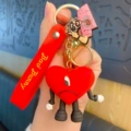 Bad bunny pendant-red heart (with hands and feet)