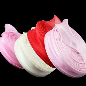 Large Roll of Fishtail Yarn Ribbon Cake Decoration Wavy Baking Bouquet Bag Bow Webbing Handmade DIY Material
