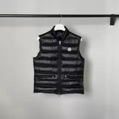Duojia In-Stock Mongolian Autumn and Winter Classic Lightweight down Vest Fashion Versatile Stand Collar Badge Unisex