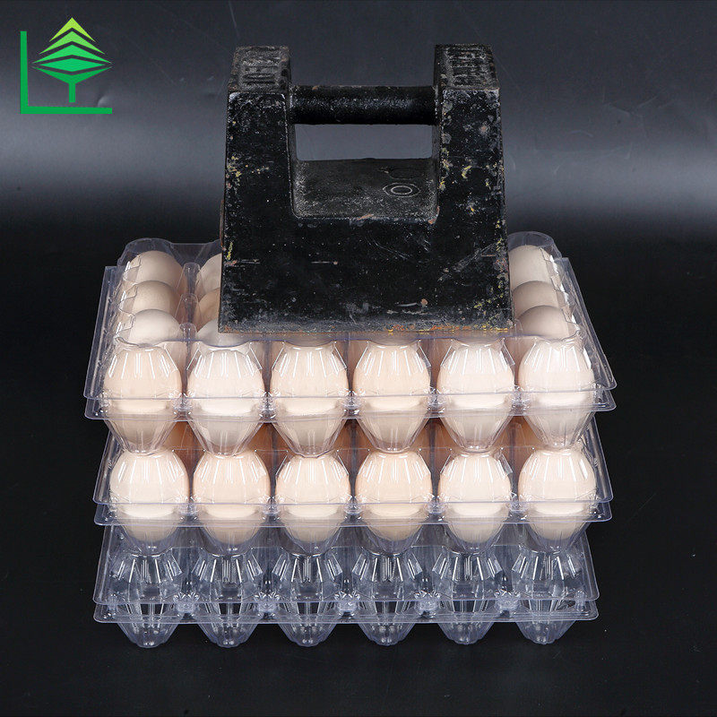 Pet Transparent Plastic Fresh Egg Packaging Box 15 Pieces Plastic Blister Egg Tray Thickeneded Plastic Egg Tray Supply