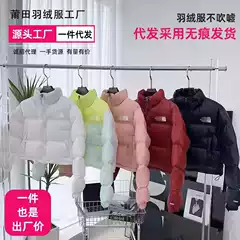 Putian High Version Beijia Short Down Jacket 1984 US Version Bright Surface Waterproof Winter New Ken Dou Wholesale