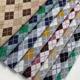 New knitted jacquard fabric checkerboard rhombus leopard fashion dress pants bag fabric spot