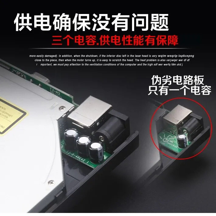 External Optical Drive Dvd/Cd Mobile Optical Drive External USB Burner Desktop Computer Notebook Cd Player